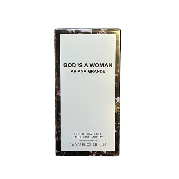 NEW God is a Woman Ariana Grande Deluxe Travel Set Perfume Fragrance - Picture 1 of 5